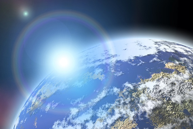 Резултат с изображение за Докато напуска Земята, екипажът прави снимка, известна като Синьото топче.